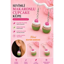 himi bijuteri aksesuar Cupcake Pasta Figürlü Neşeli Sevimli Hayvan Figürlü Plastik Sallantılı Küpeler Hafif Tasarım Günlük Kullanım Bijuteri Çocuk Küpesi