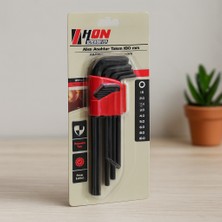 KSB Store Alyan Anahtar Takımı 9'lu Siyah Uzun 180 mm