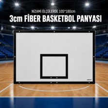 ASESTT Fiber Basketbol Panyası - 90X120 cm 3 cm Antrenman Modeli