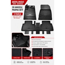 Elorcar Cıtroen Berlıngo 2019+ARACA Özel 3D Havuzlu Paspasseti