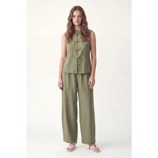 Kylora Süslü Düğmeli Yelek