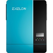 Exelon 10.2kw Akıllı Hibrit Solar Inverter | 48V | Çift Mppt | Wifi | Tek Faz