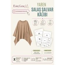 Esin'in Diktikleri Yaren Salaş Tunik Kalıbı | Standart Beden | Kağıt Baskı | Profesyonel Dikiş Kalıbı