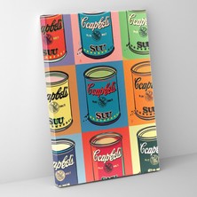Popcas Modern Sanat Pop Art Temalı Dekoratif Tasarım Duvar Tablosu