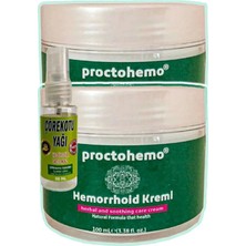 Fırfır Moda Proctohemo Masaj Bakım Kremi 2X100 Ml+30 ml Çörek Otu Yağ ile