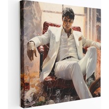 Popcas Tony Montana Son Sahne Modern Sanat Temalı Kanvas Tablo