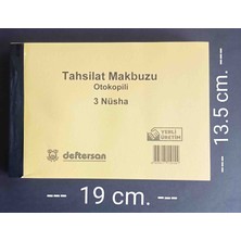 Deftersan A5 Tahsilat Makbuzu 3 Nüsha 6 Adet