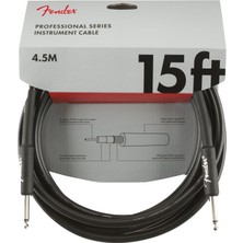 Fender Professional 4.5 Metre Siyah Enstrüman Kablosu