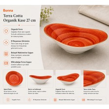Bonna Terra Cotta Organık Kase 27 cm