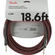 Fender Professional 5.5 Metre Kırmızı Enstrüman Kablosu