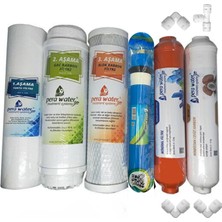 Pera Water Açık Kasa Su Arıtma Cihazlarına Uygun Pera Water Mebranlı 6’li Mineral Filtre Seti Açma Anahtarı Hediyeli Mineral Filtre