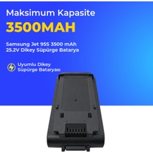 Ümit Maker Samsung Jet 95S 3500 Mah 25.2V Dikey Süpürge Batarya