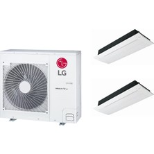 Lg Tek Yön Kaset Tipi 12+18 Btu Iç Ünite 1 Dış Ünite Multi Inverter Klima