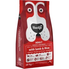 Havlife Kuzulu Medium & Large Yetişkin Köpek Maması 15 kg