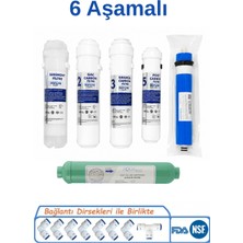 Liberty Binbir Çeşit Avon Class 6 Aşamalı Kapalı Kasa Su Arıtma Filtre Seti Vontron Membranlı Sediment, Gac Karbon, Granül Karbon, Post Karbon, Ro Membran Filtre Seti