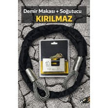 Lidersan Çelik Motorsiklet  2 Metre Çelik Halat 12 mm Kalınlık Motorsiklet Çelik Halat