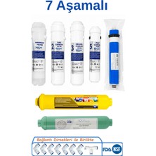 Liberty Binbir Çeşit Avon Class 7 Aşamalı Kapalı Kasa Su Arıtma Filtre Seti Inline Filtre Ro Membran Post Karbon Mineral Filtre Tam Set