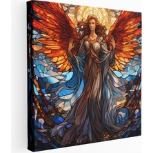Popcas Spiritüel Melek Sal Temalı Kanvas Tablo