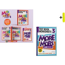 Kurmay ELT Yayınları 3 More & More Practice Book + Workbook & Skills Book + Readers + Test Book (4'lü Set) Maarif