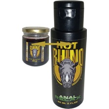 Fırfır Moda Hotrhino 60 ml Kadın&erkek Analrelax Masaj Kremi + Erkek Özel Macun 240 gr  *katılık*