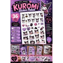 Neora Kuromi - Hello Kitty - Cinnamoroll -My Melody Sticker Seti