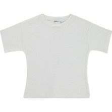 Civil Boys Basic Petek 2-5 Yaş Tişört - Beyaz