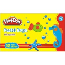 Die Grup Play-Doh 12 Renk Pastel Boya