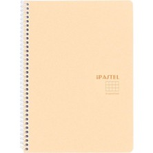 Die Grup Pastel Note Defter Kareli Spiralli Pp Kapak A4 60