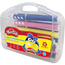 Die Grup Play Doh Üçgen Keçeli Boya Kalemi 12 Renk