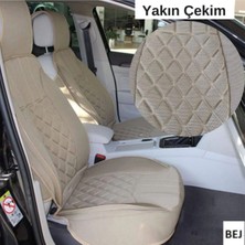 Carlone Oto Koltuk Minderi Full Set Takım-Bej Renk Takmatik Pratik
