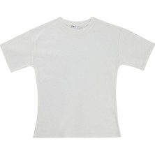 Civil Boys Basic Petek 10-13 Yaş Tişört - Beyaz