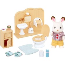 Die Grup Sylvanian Families Çikolata Kulaklı Tavşan Tuvalet Seti