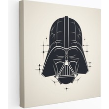Popcas Minimalist Darth Vader Star Wars Motifli Kanvas Tablo