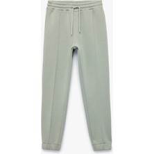 Koton Erkek Çocuklar İçin Pamuklu Beli Lastikli Jogger Basic Eşofman Altı 6 - 7 Yaş Rahat Kullanım