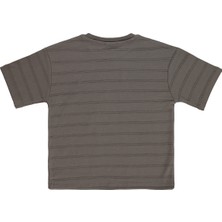 Civil Boys Basic Önü Cepli 2-5 Yaş Tişört - Kahverengi