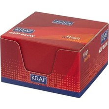Die Grup Kraf Küp Blok Beyaz 8x8 cm