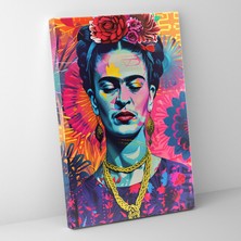 Popcas Meksika Esintili Portre Tarzı Modern Sanat Temalı Kanvas Duvar Tablosu