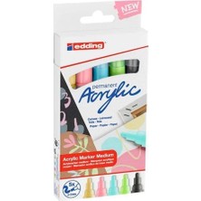 Die Grup Edding Permanent Akrilik Kalem Seti 5 Li Pastel