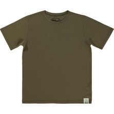 Civil Boys Basic Surf Etiketli 10-13 Yaş Tişört  - Haki