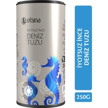 Efsina 250 GR İyotsuz İnce Deniz Tuzu Doğal Özellikleriyle Rafine Edilmemiş Kalite