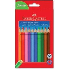 Die Grup Faber Castell Boya Kalemi 12 Renk Jumbo Tam Boy