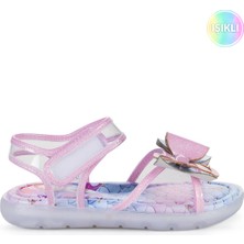 Civil Girls Simli Deniz Kızı 32-36  Numara Sandalet - Pudra