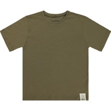 Civil Boys Basic Surf Etiketli 6-9 Yaş Tişört - Haki