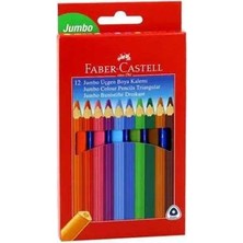 Die Grup Faber-Castell 12 Renk Jumbo Üçgen Kuru Boya