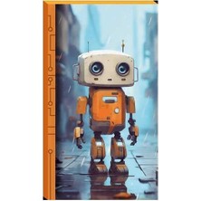 Die Grup Lilamor Robot Defter 9X16 48 Syf.