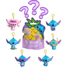 Die Grup Disney Stitch Klipsli Peluş Anahtarlık Sürpriz Pak