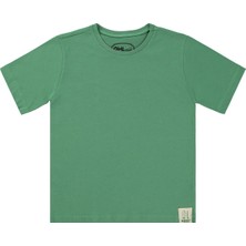 Civil Boys Basic Surf Etiketli 6-9 Yaş Tişört - Yeşil