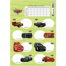 Die Grup Cars 3'lü Ders Programlı Etiket
