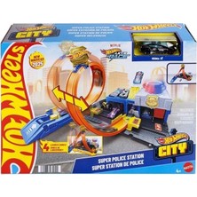 Die Grup Hot Wheels Polis Istasyonu Oyun SETI-JBM71