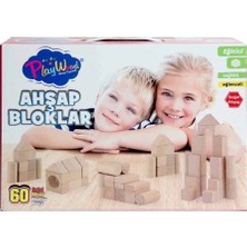Die Grup Doğal Ahşap Bloklar 60 Parça